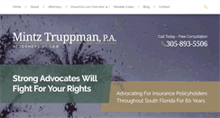 Desktop Screenshot of mintztruppman.com